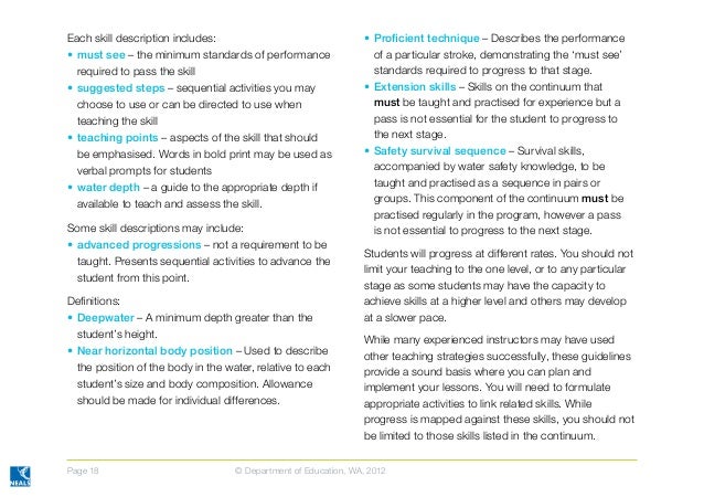 Swimming Instructor Handbook And Guidelines Final Apr 2012