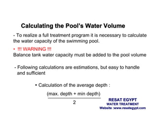 Pool Equations Swimming Pool water treatment process.pdf
