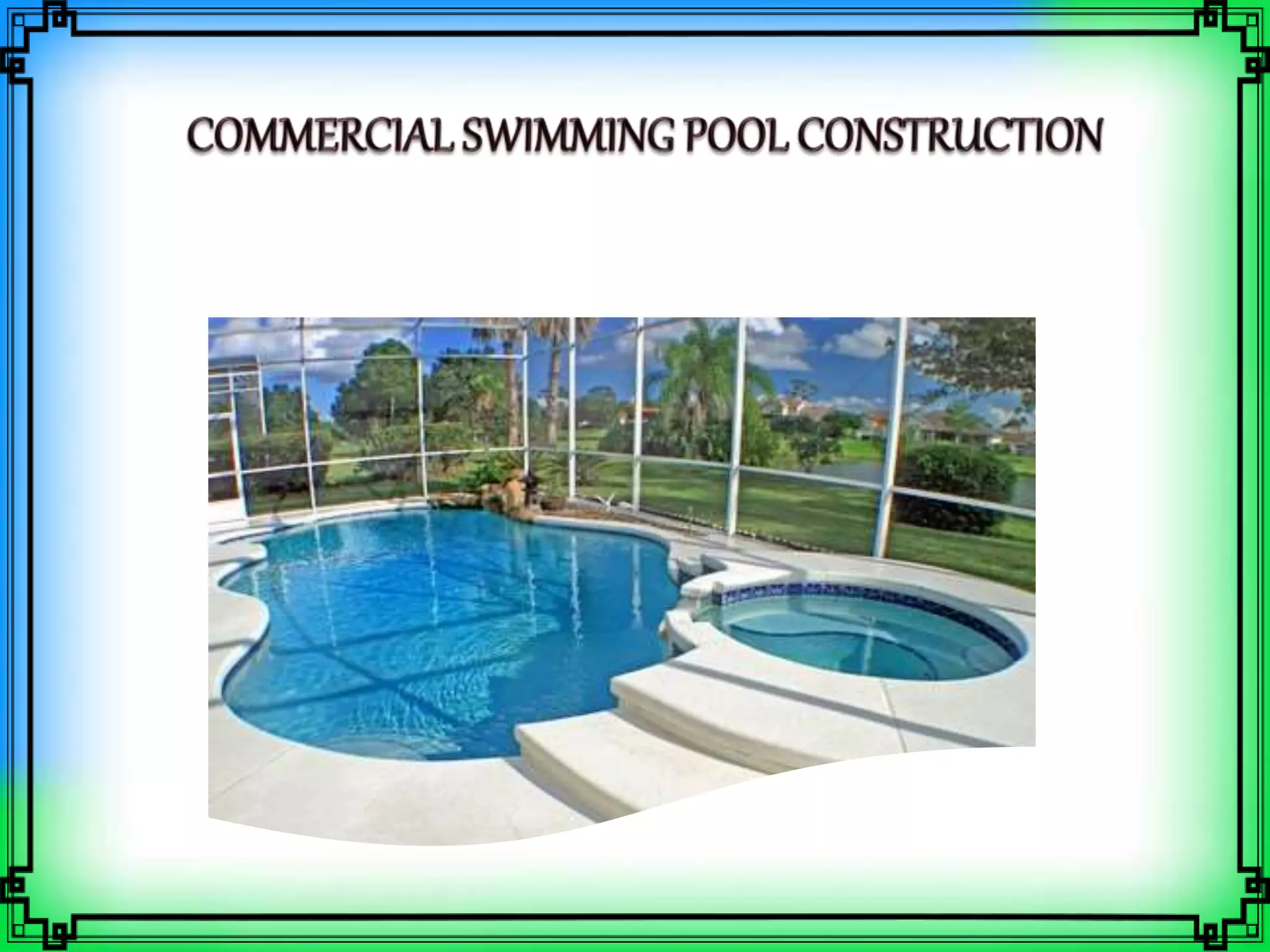 Swimming Pool Builders, Swimming Pool Construction Services , RCC ...