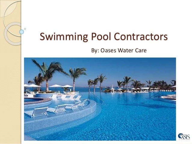 swimming pool contractors