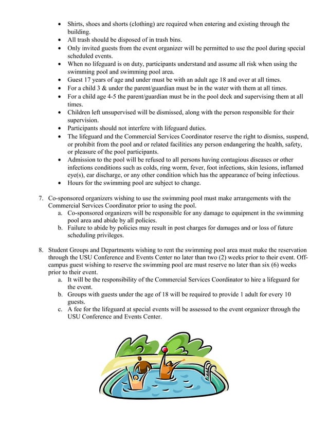 Swimming pool policies PDF