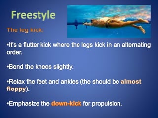 Swimming ppt