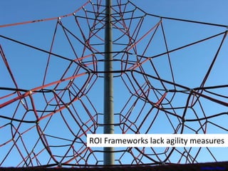ROI Frameworks lack agility measures
Ruddington Photos
 
