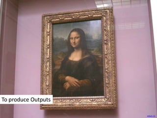 edwin.11
To produce Outputs
 