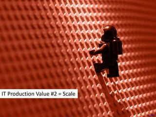 IT Production Value #2 = Scale
....Tim
 