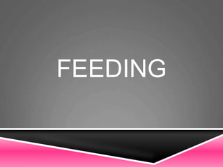 FEEDING
 