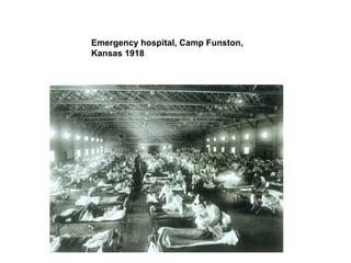 Emergency hospital, Camp Funston,
Kansas 1918
 