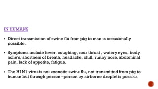Viral disease- Swine flu ppt presentation | PDF