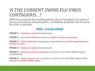 Swine flu H1N1 | PPTX