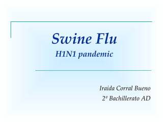 Swine Flu H1N1 pandemic Iraida Corral Bueno 2º Bachillerato AD 