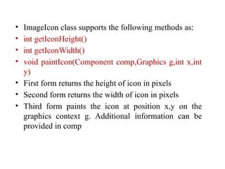 Comprehensive Guide to Java Swing GUI Components and Features | PPTX