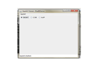 Comprehensive Guide to Java Swing GUI Components and Features | PPTX