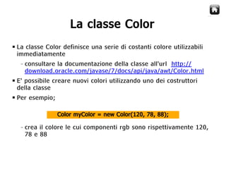 Java Swing  Creare Gui
