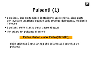 Java Swing  Creare Gui