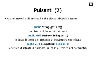 Java Swing  Creare Gui