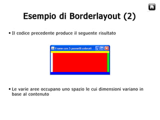 Java Swing   Gestori di Layout