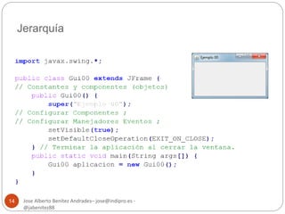 Jerarquía 
Jose Alberto Benítez Andrades– jose@indipro.es - 
@jabenitez88 
14 
 
