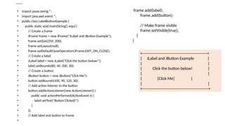 Swing API Swing API Swing API Swing API Swing API | PPTX