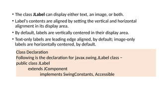 Swing API Swing API Swing API Swing API Swing API | PPTX