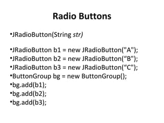 Swing basics | PPT