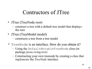 Treenode Event Tree Swing basics | PPT