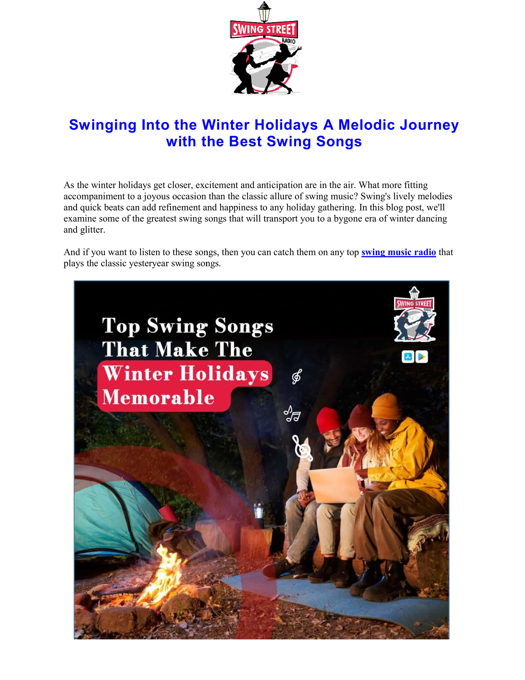 Swinging Into the Winter Holidays A Melodic Journey with the Best Swing