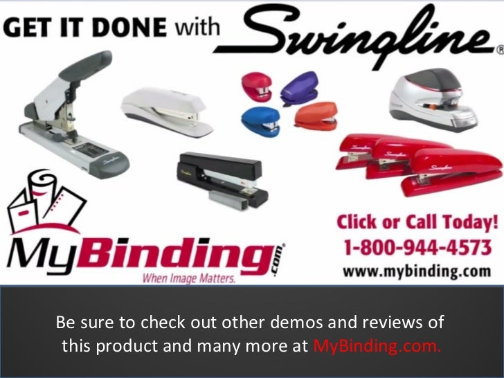 Swingline Deluxe Heavy Duty Stapler Demo SWI39005, SWI39002