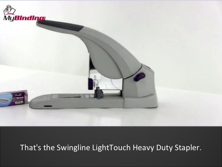 Swingline light touch heavy duty stapler demo swi90010