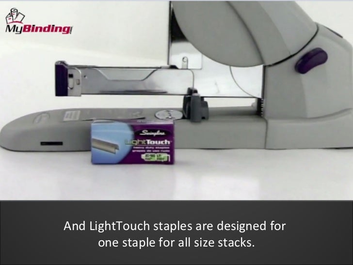 Swingline light touch heavy duty stapler demo swi90010