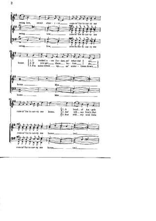 hellSwing low sweet chariot arr tim durian