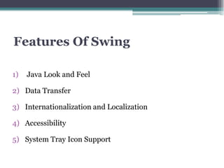 Java Swing | PPT