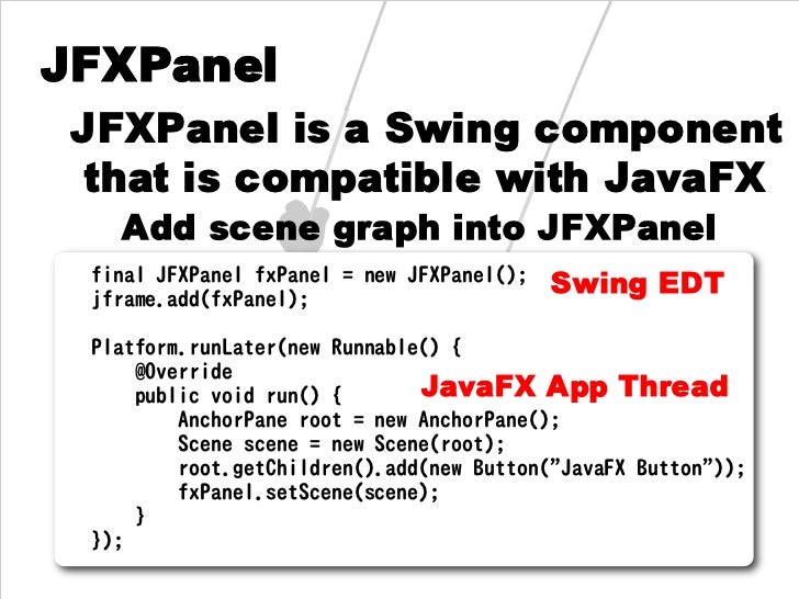 From Swing To Javafx From Swing To Javafx