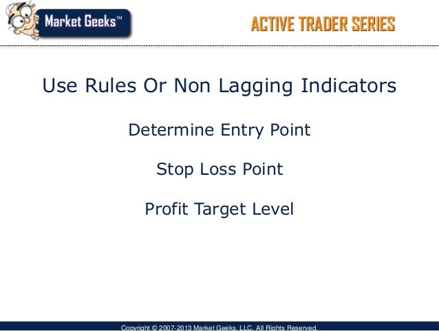 Trading with lagging indicators