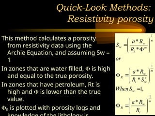 SW Interpretation logging proceeee optimmmm.ppt