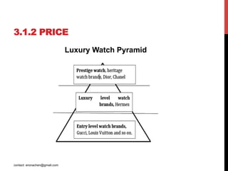 pyramid luxury watch level