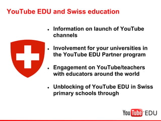 YouTube EDU presentation | PDF