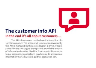 The Swisscom APi journey | PDF