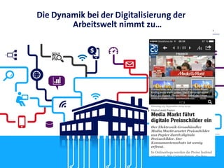 Die Dynamik bei der Digitalisierung der
Arbeitswelt nimmt zu… 5
 