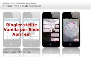 Fokus ProduktdarstellungMit Infos den Kunden überzeugenZieleSpotlight 3: Produkte ins korrekte Licht gerückt 