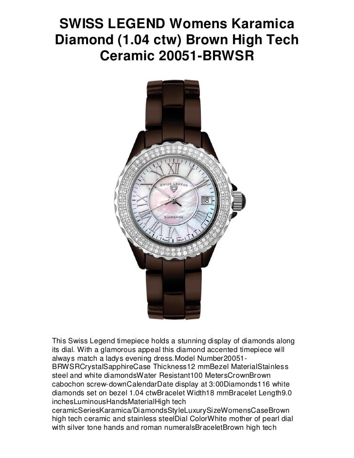 swiss legend karamica diamond