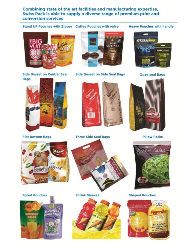 Swiss Pack Canada New Packaging Solution with Different Pouches