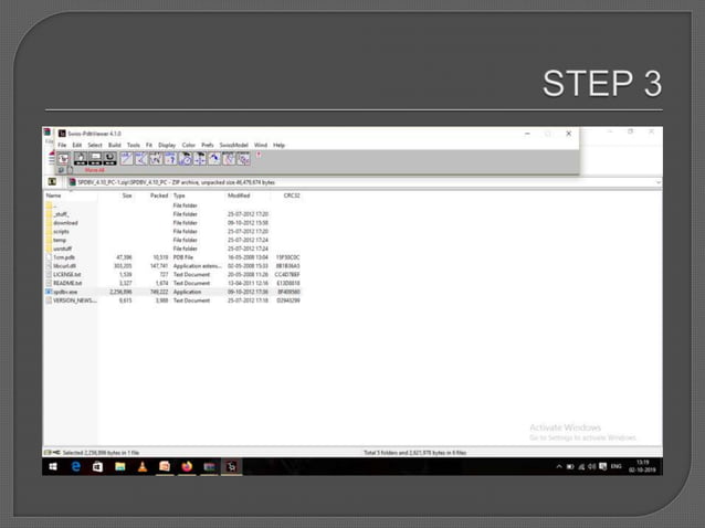Swiss pdb viewer | PPTX | Chemistry | Science