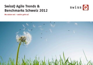 SwissQ Agile Trends &
Benchmarks Schweiz 2012
Wo stehen wir – wohin geht es?
 