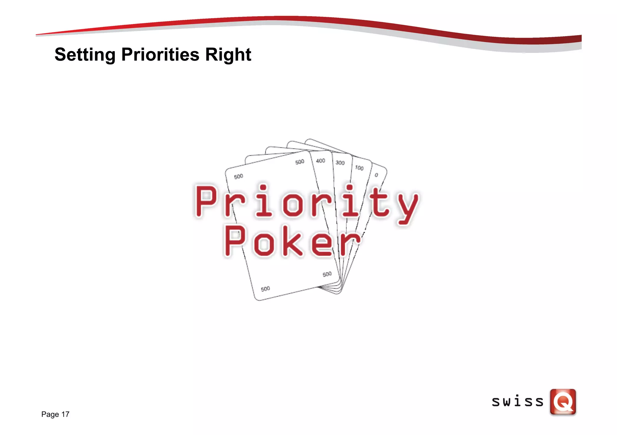 Setting Priorities Right
Page 17
 