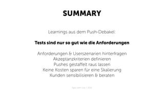 Testing bei Apps with love - Swiss testing Day 2019