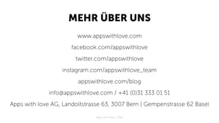 Testing bei Apps with love - Swiss testing Day 2019