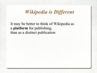 Wikipedia performs on Google 