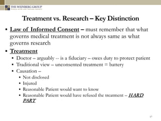 Ethics in Clinical Trials -- The Key Role of Informed Consent | PDF