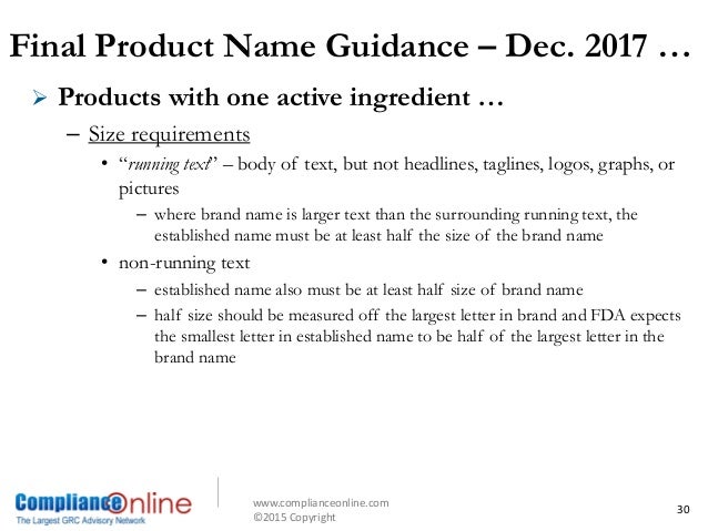 FDA Regulation of Promotion & Advertising -- Part 1: The ...