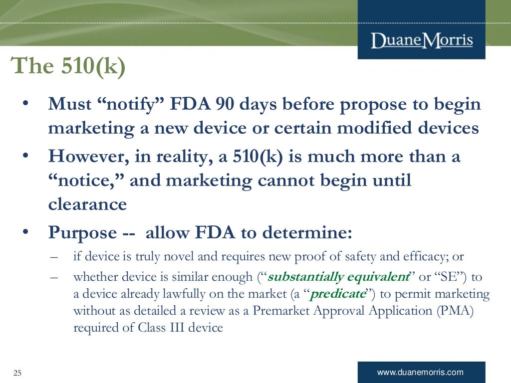 Overview of FDA Regulation of Medical Devices